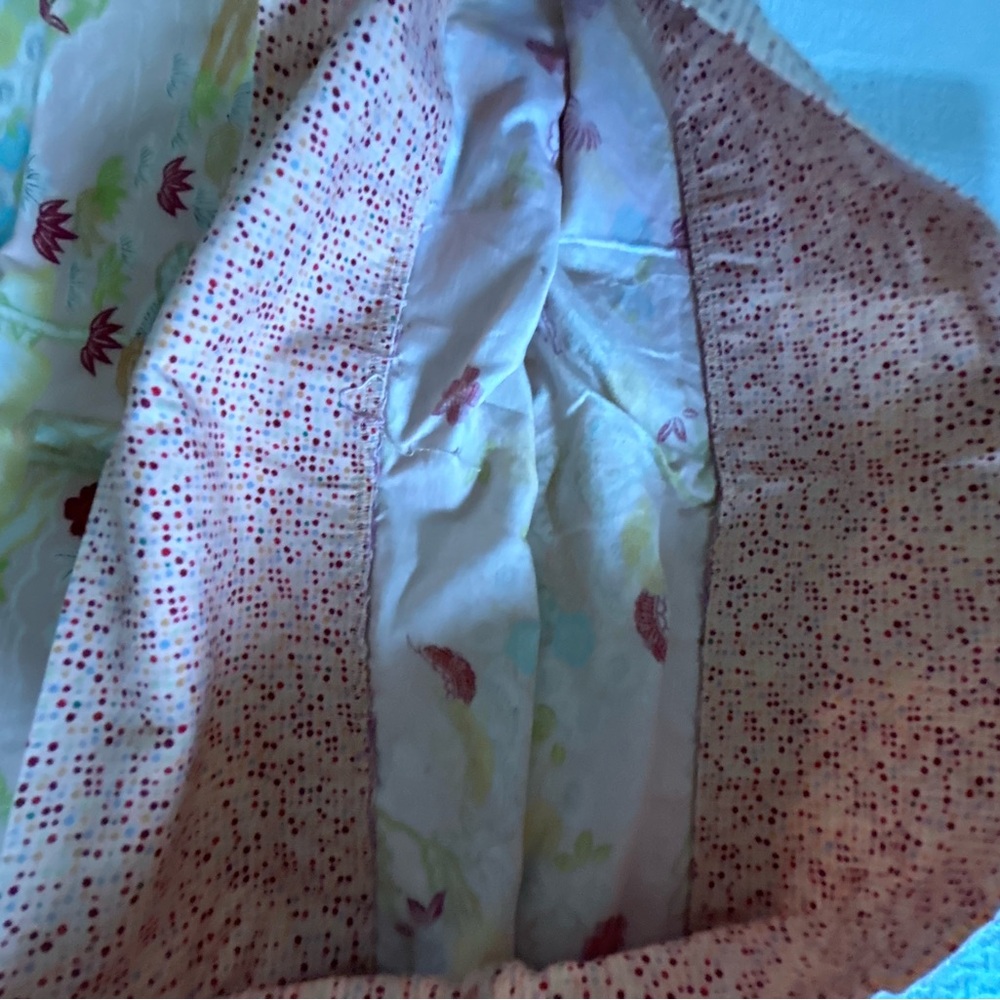 Vintage Floral Patterned Fabric pillowcase - Picture 3 of 6